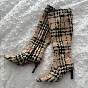 Vintage Burberry Knee-High Boots